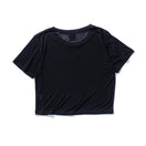 Women's 半袖 クロップド シアーTシャツ BLACK LABEL SS25 ブラック - 14666326 - S | NEW ERA ニューエラ公式オンラインストア
