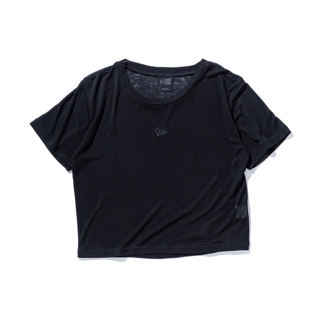 någonstans ブラック クロップドTシャツ 半袖 ZARA ブラック 半袖 クロップド Tシャツ サイドドローストリング