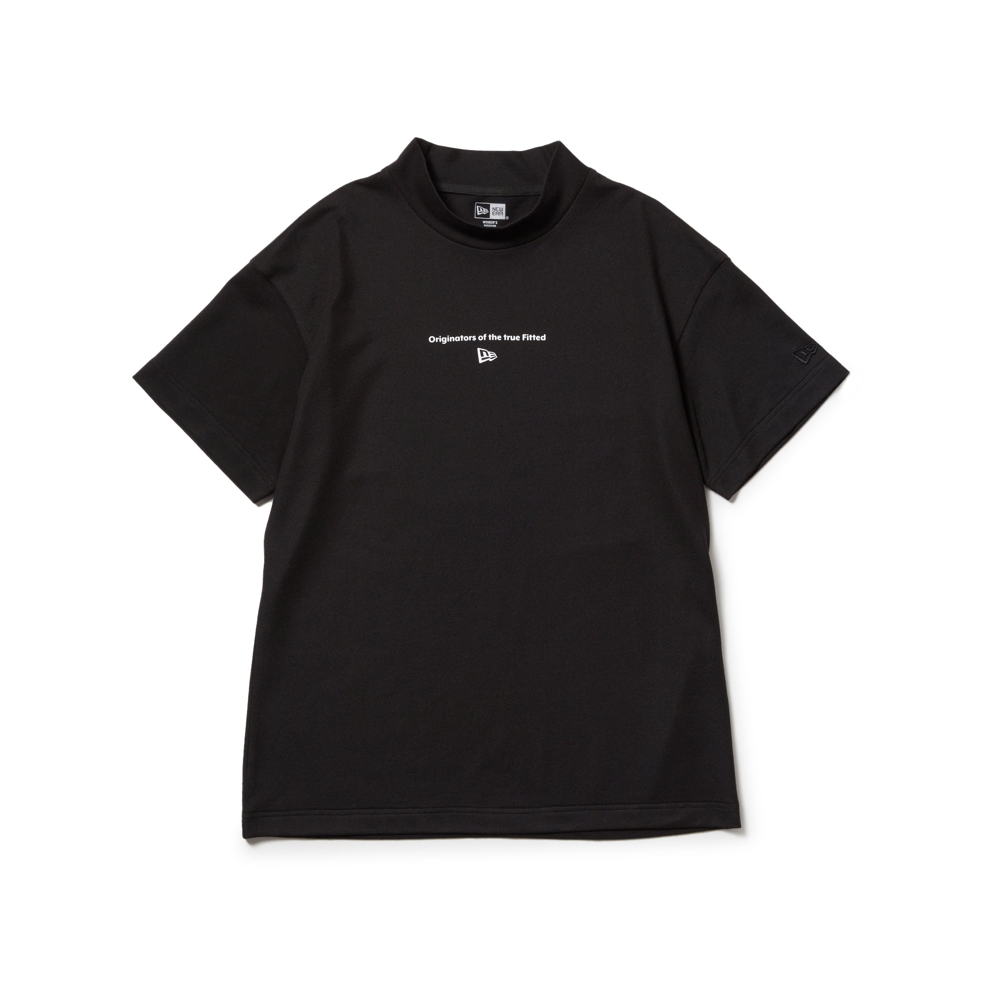 Women's 半袖 ミッドネック Tシャツ Circle OOTTF ブラック | ゴルフ 3