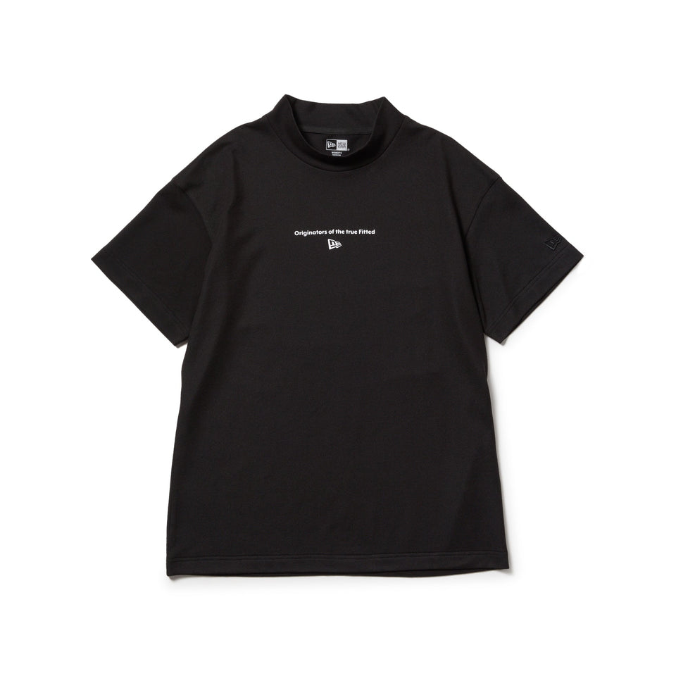 Women's 半袖 ミッドネック Tシャツ Circle OOTTF ブラック