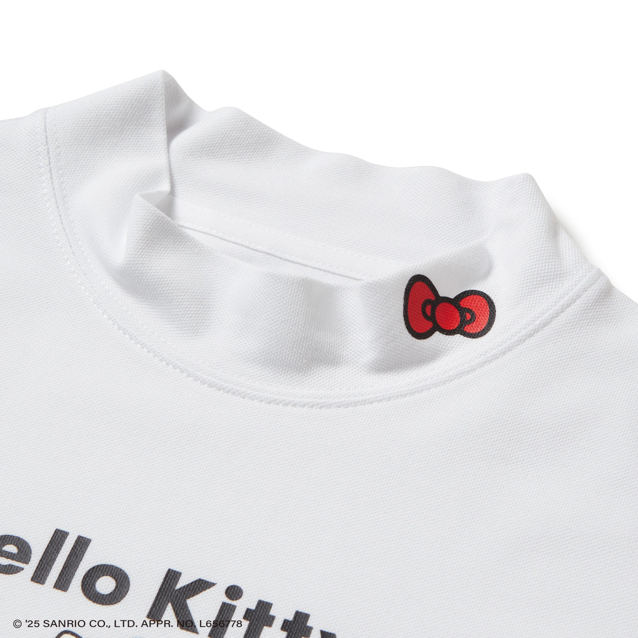 Women's 半袖 ミッドネック Tシャツ HELLO KITTY ホワイト | ゴルフ 3