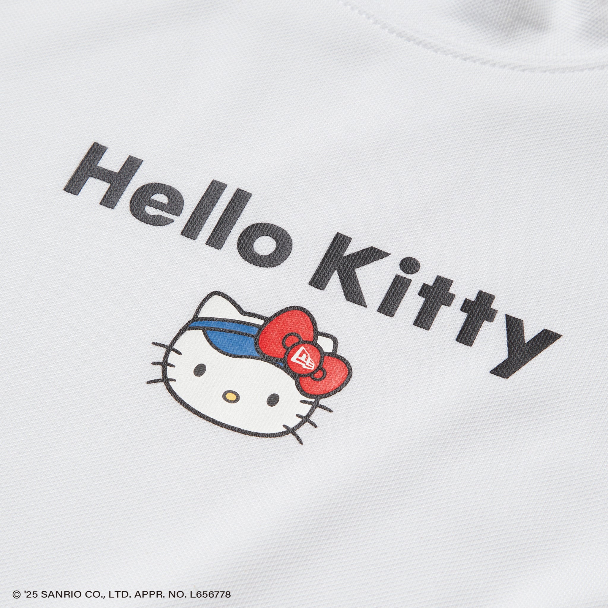 Women's 半袖 ミッドネック Tシャツ HELLO KITTY ホワイト | ゴルフ 5