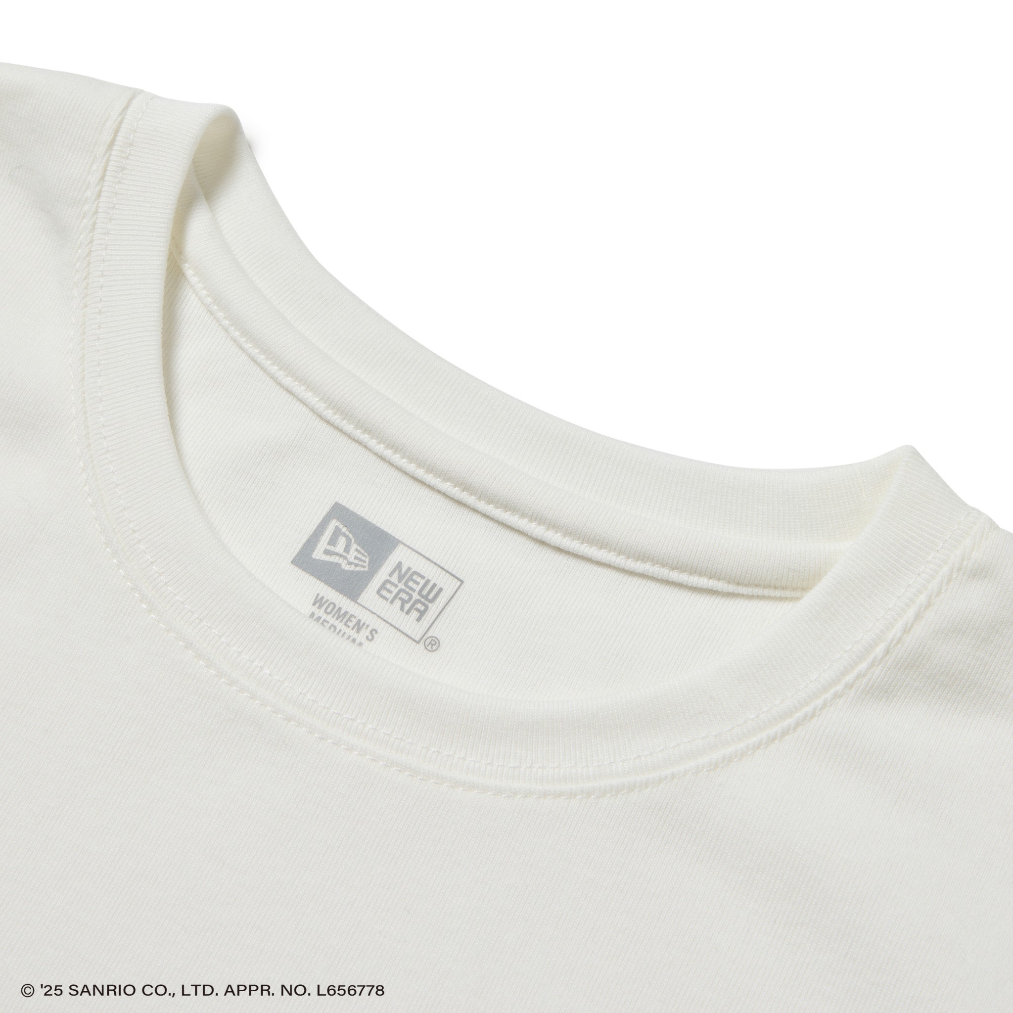 Women's 半袖 ミニTシャツ HELLO KITTY NEW ERA フェイス ホワイト 3