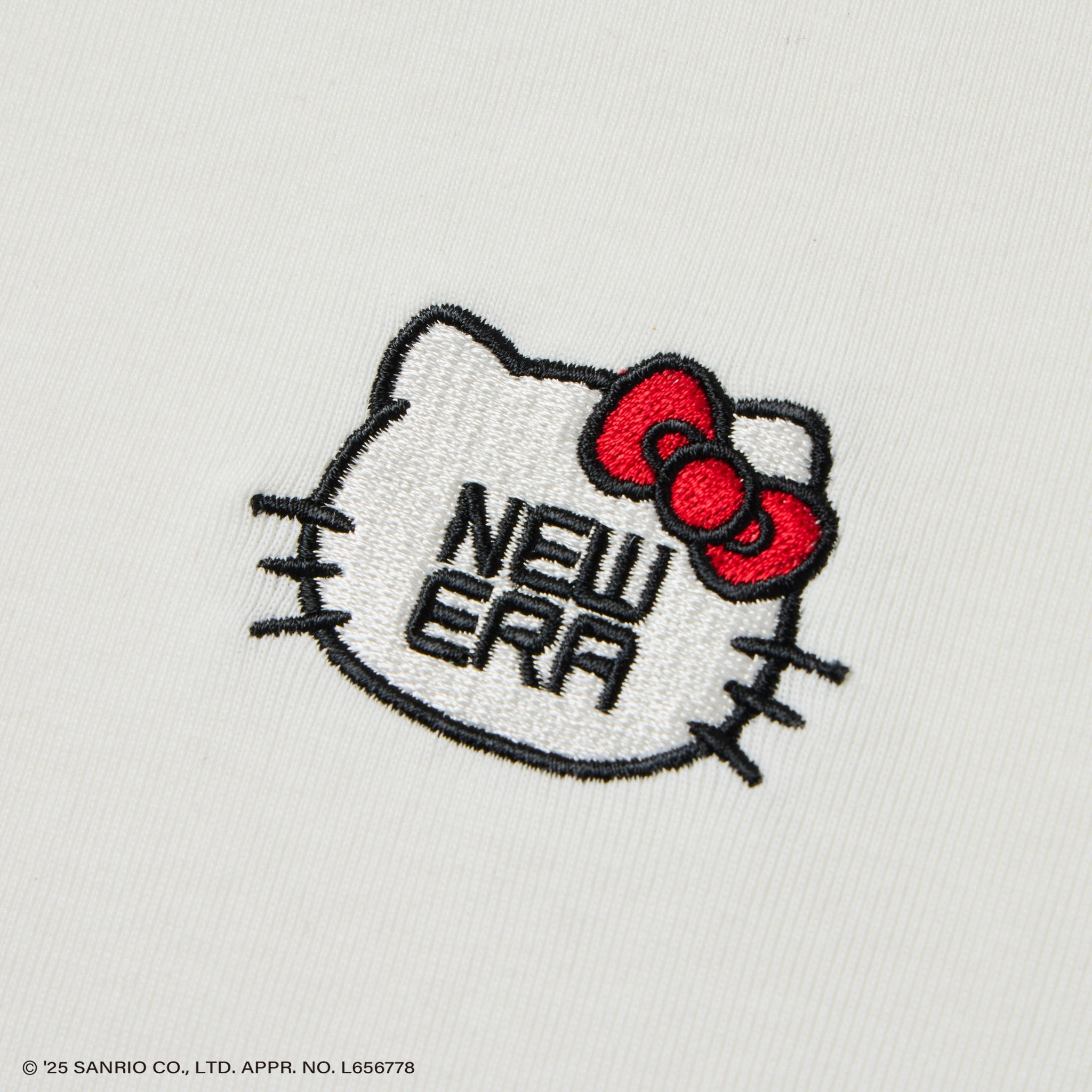 Women's 半袖 ミニTシャツ HELLO KITTY NEW ERA フェイス ホワイト 4