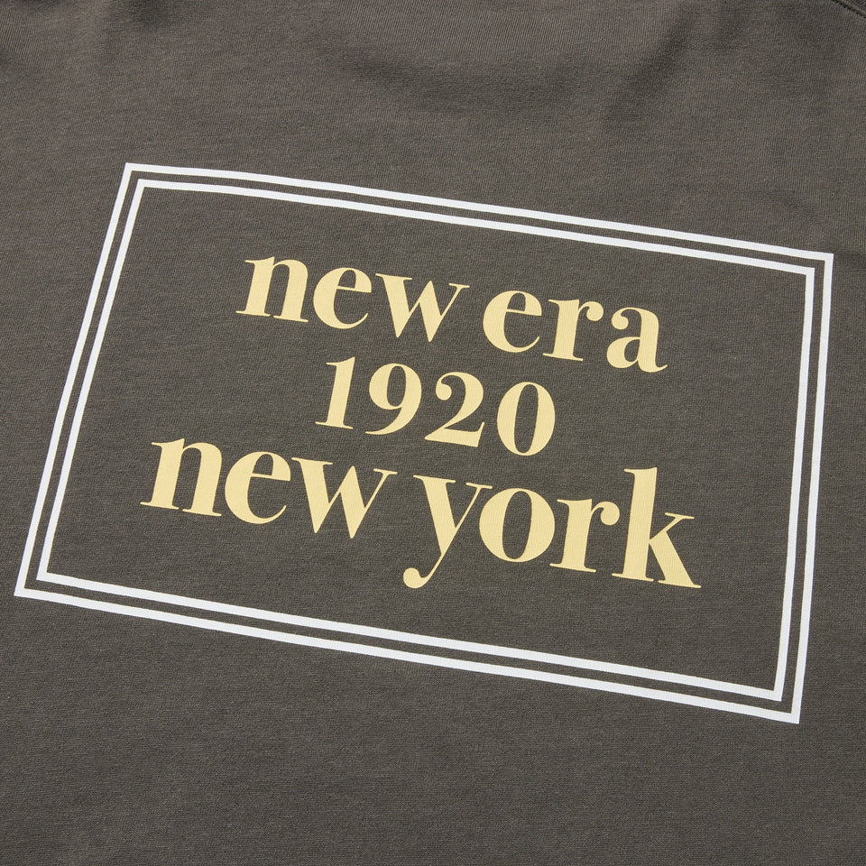 Women's 長袖 オーバーサイズド コットン Tシャツ new era 1920 new york モス - 14324617 - S | NEW ERA ニューエラ公式オンラインストア