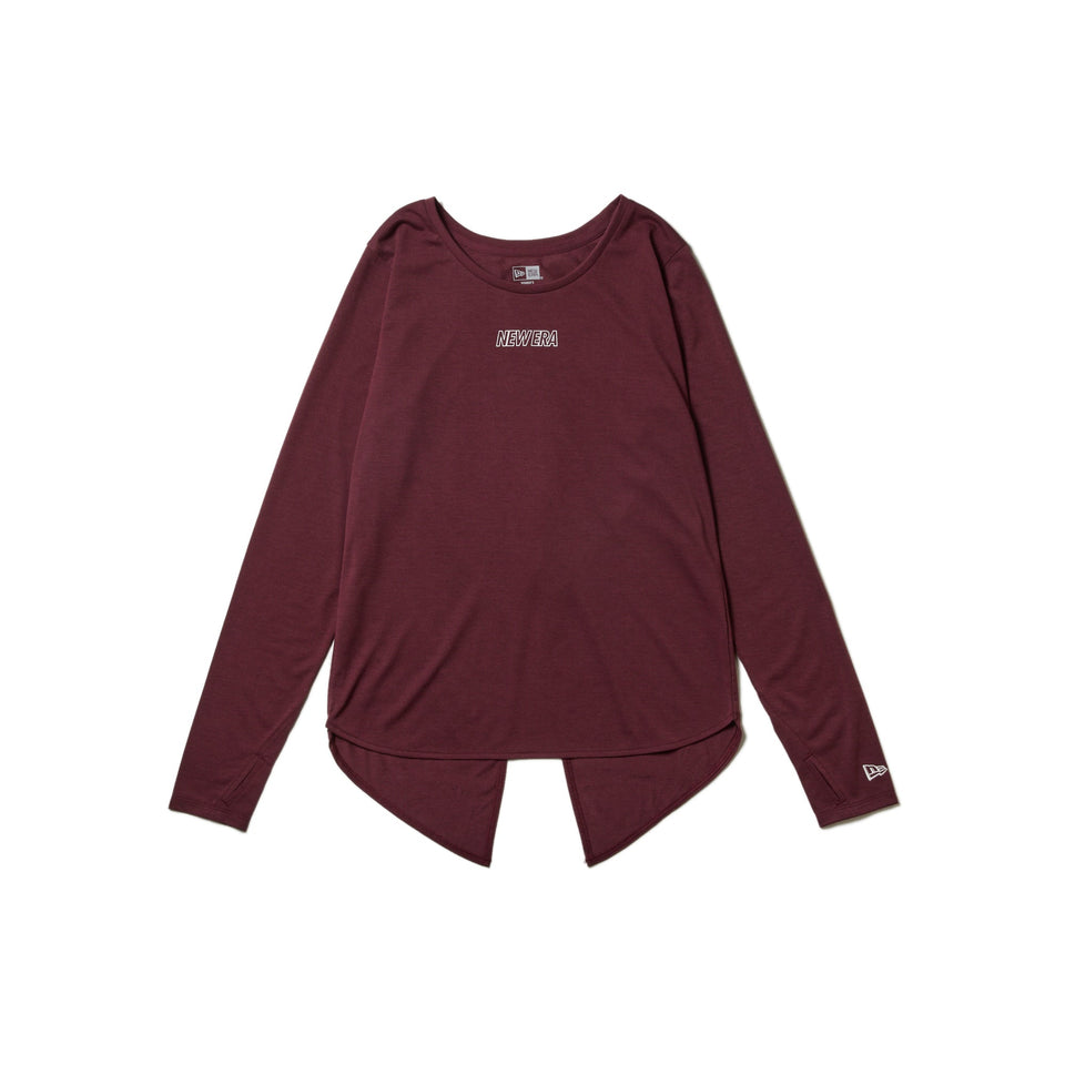 Women's 長袖 バックスリット Tシャツ ローズ【 Performance Apparel 】 - 14312778 - S | NEW ERA ニューエラ公式オンラインストア