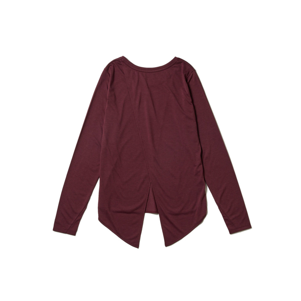 Women's 長袖 バックスリット Tシャツ ローズ【 Performance Apparel 】 - 14312778 - S | NEW ERA ニューエラ公式オンラインストア