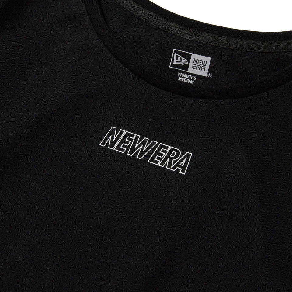 Women's 長袖 バックスリット Tシャツ ブラック【 Performance Apparel 】 - 14312779 - S | NEW ERA ニューエラ公式オンラインストア