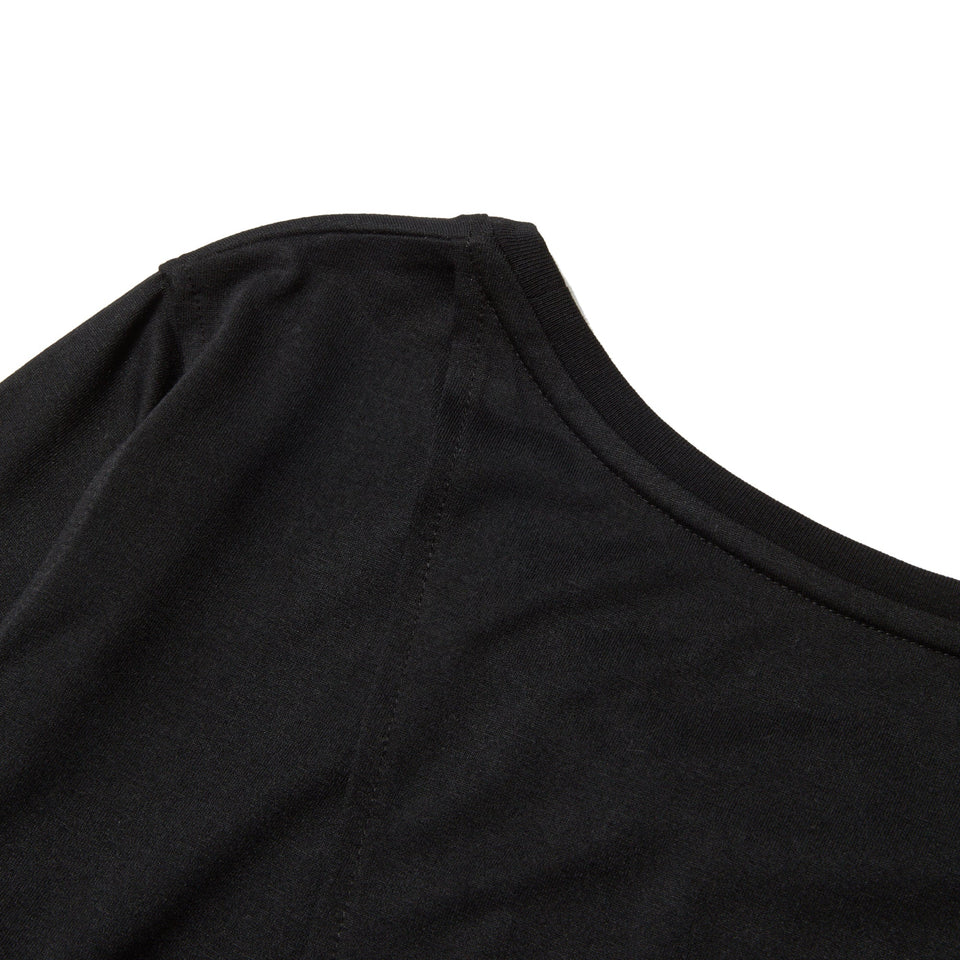 Women's 長袖 バックスリット Tシャツ ブラック【 Performance Apparel 】 - 14312779 - S | NEW ERA ニューエラ公式オンラインストア