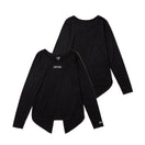 Women's 長袖 バックスリット Tシャツ ブラック【 Performance Apparel 】 - 14312779 - S | NEW ERA ニューエラ公式オンラインストア