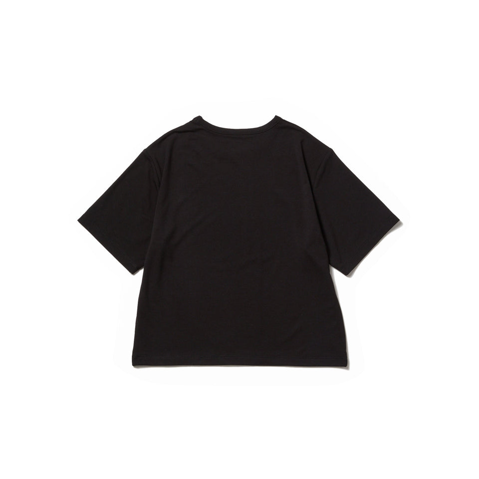 Women's 半袖 テック ショート Tシャツ ブラック
