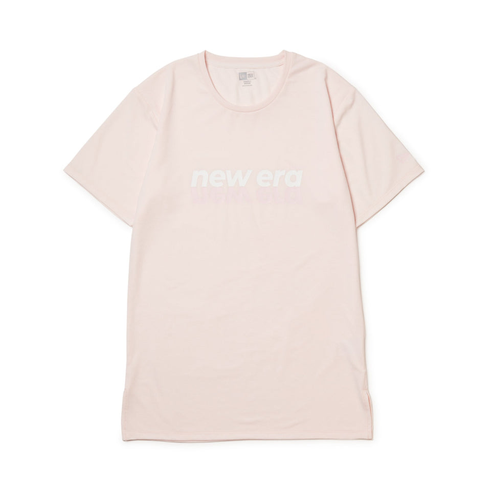 Women's 半袖 テック ロングレングス Tシャツ ライトピンク【Performance Apparel】 - 14411949 - S | NEW ERA ニューエラ公式オンラインストア