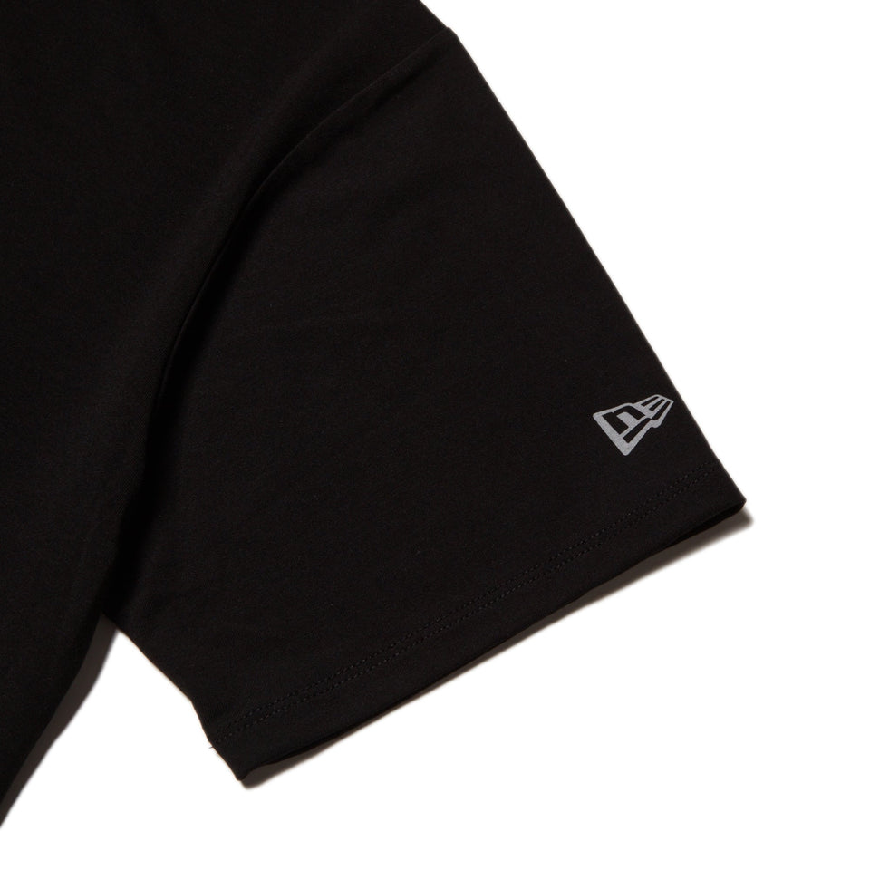 Women's 半袖 テック ロングレングス Tシャツ ブラック