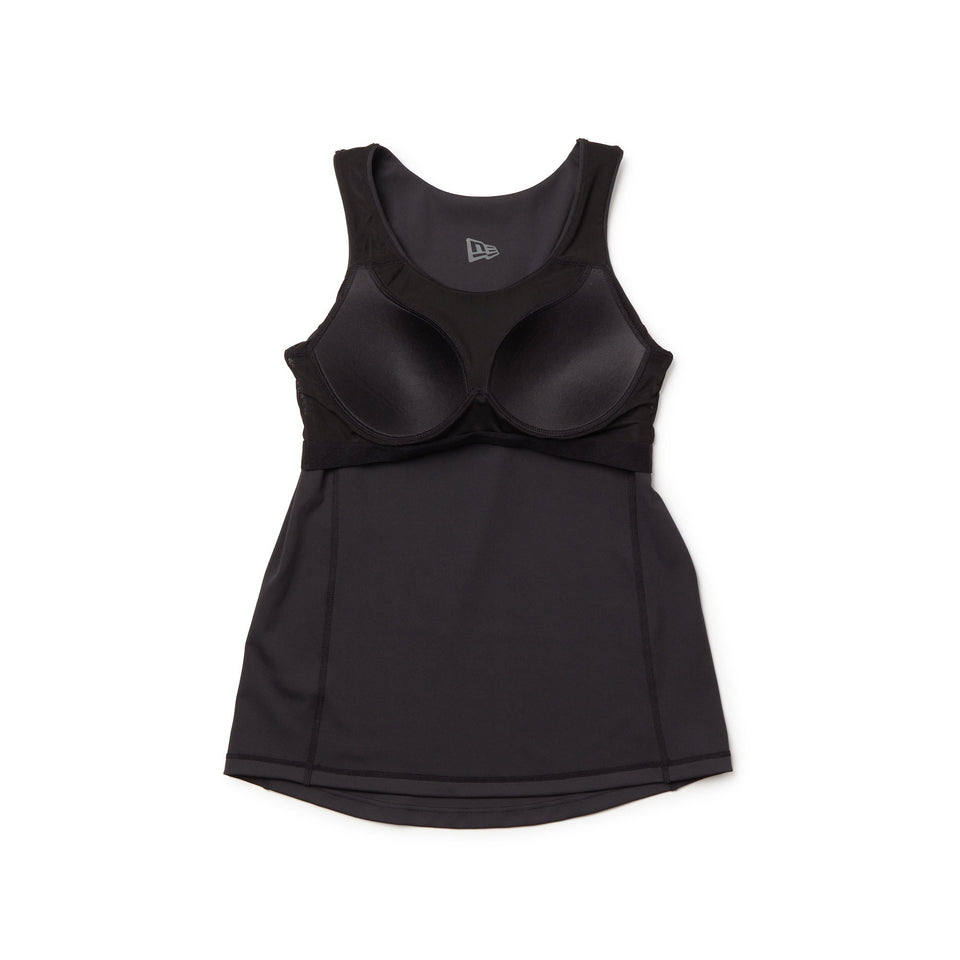 Women's ブラドッキング ノースリーブ Tシャツ ブラック