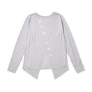 Women's 長袖 バックスリット Tシャツ Vertical Logo ライトブルー | パフォーマンスアパレル - 14674731 - S | NEW ERA ニューエラ公式オンラインストア