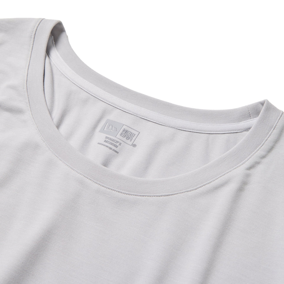 Women's 長袖 バックスリット Tシャツ Vertical Logo ライトブルー | パフォーマンスアパレル - 14674731 - S | NEW ERA ニューエラ公式オンラインストア