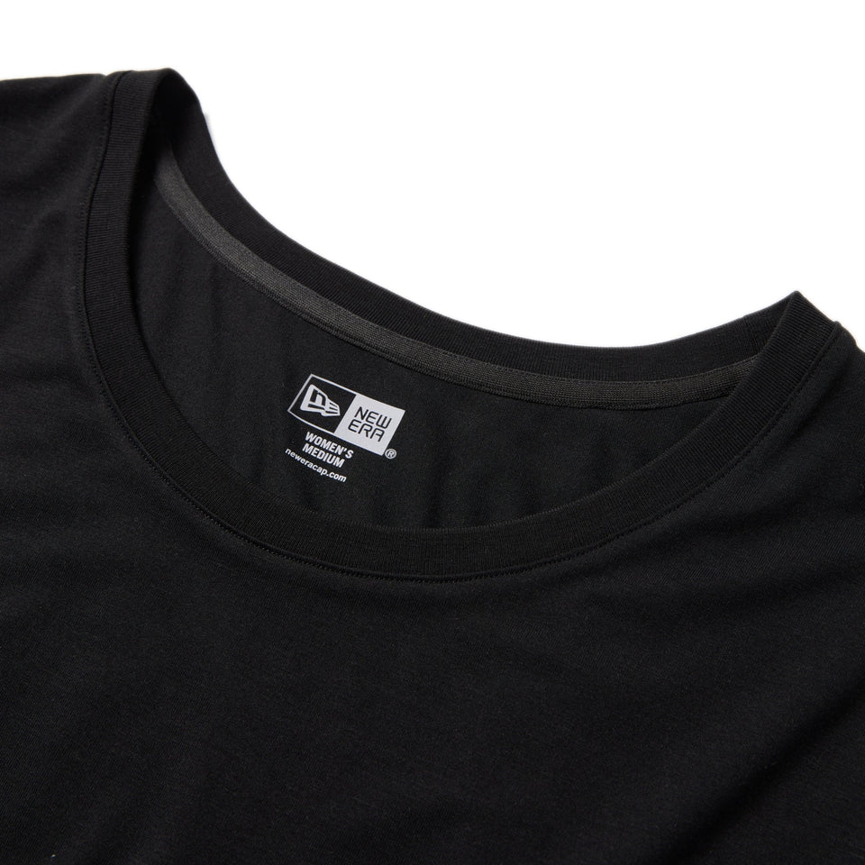 Women's 長袖 バックスリット Tシャツ Vertical Logo ブラック | パフォーマンスアパレル - 14674732 - S | NEW ERA ニューエラ公式オンラインストア