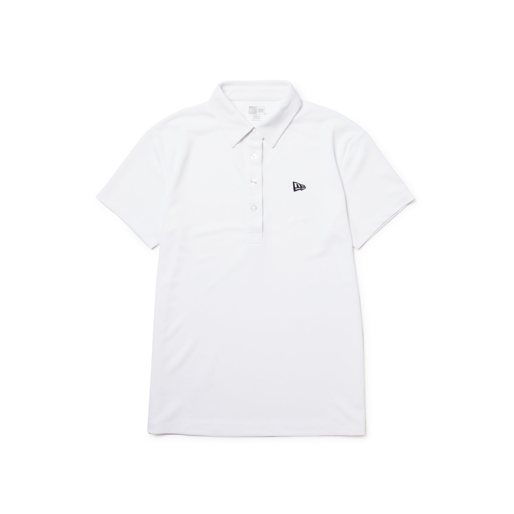 Women's 半袖 ポロシャツ Vertical Logo ホワイト | ゴルフ 4