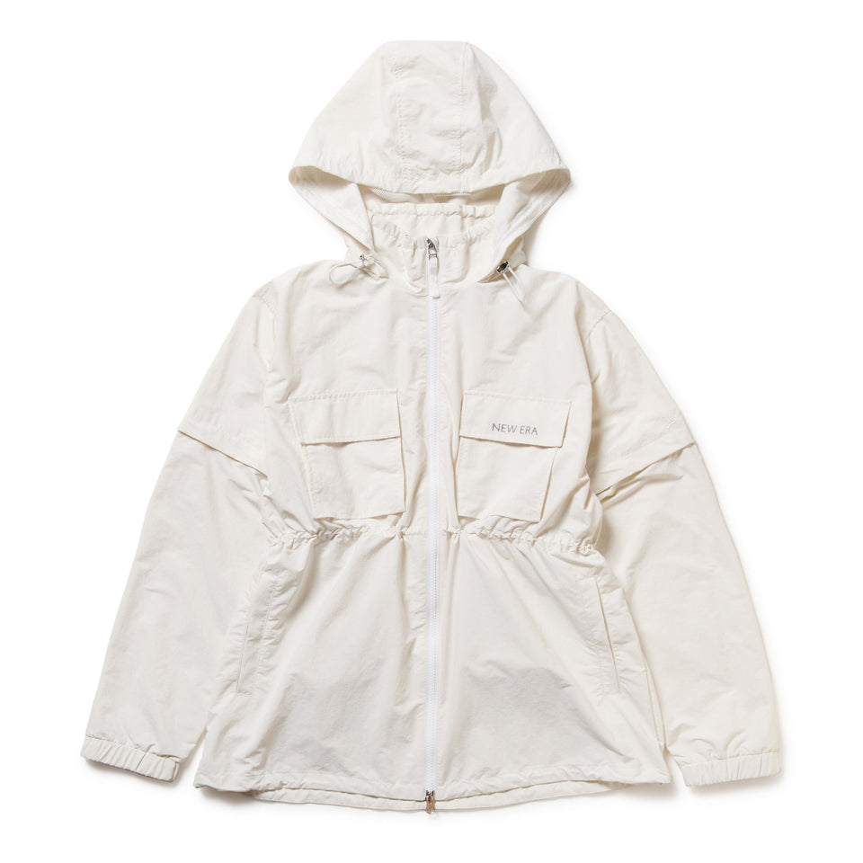 【ゴルフ】Women's プルオーバージャケット Water Repellent 2Way ホワイト - 14391423 - S | NEW ERA ニューエラ公式オンラインストア