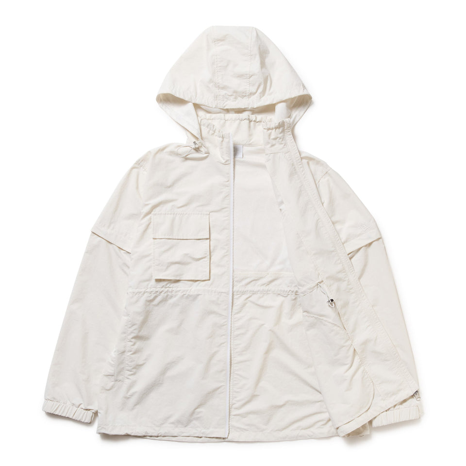 【ゴルフ】Women's プルオーバージャケット Water Repellent 2Way ホワイト - 14391423 - S | NEW ERA ニューエラ公式オンラインストア