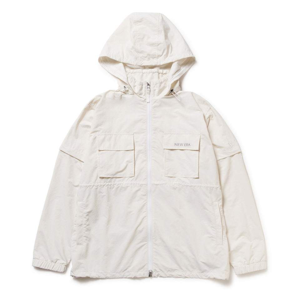 【ゴルフ】Women's プルオーバージャケット Water Repellent 2Way ホワイト - 14391423 - S | NEW ERA ニューエラ公式オンラインストア