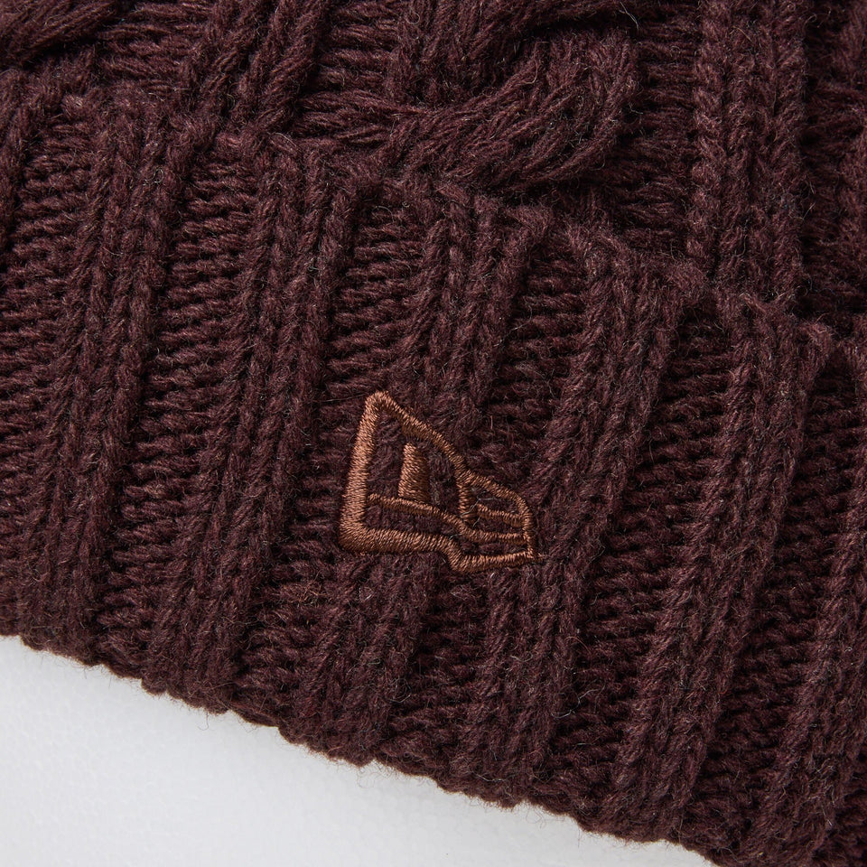ローゲージ カフニット Wool Blend ウールブレンド ブラウン - 14312124 - OSFM | NEW ERA ニューエラ公式オンラインストア