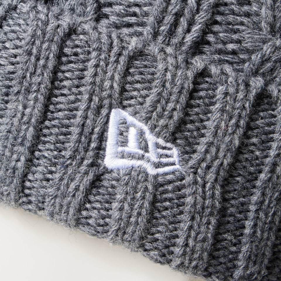 ローゲージ カフニット Wool Blend ダークグレー - 14669982 - OSFM | NEW ERA ニューエラ公式オンラインストア