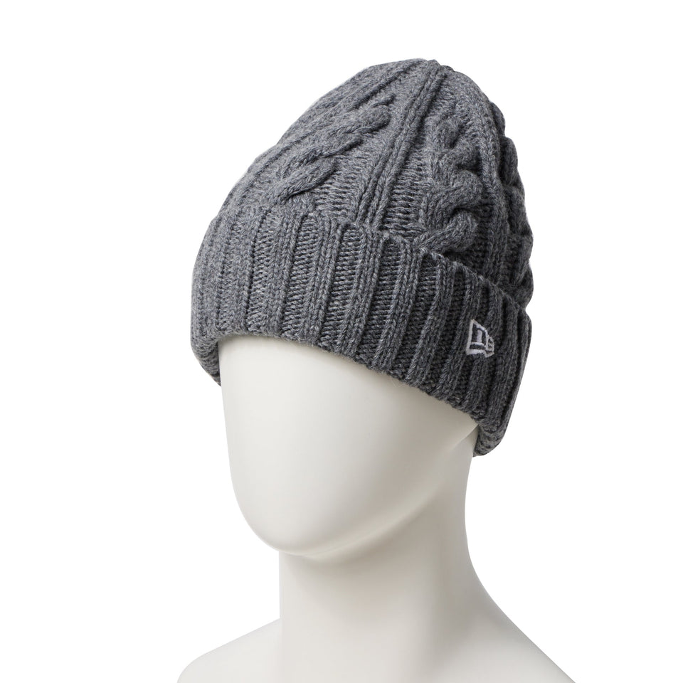 ローゲージ カフニット Wool Blend ダークグレー - 14669982 - OSFM | NEW ERA ニューエラ公式オンラインストア