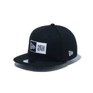 Youth 9FIFTY ボックスロゴ ブラック × ホワイト - 14524540 - YTH | NEW ERA ニューエラ公式オンラインストア