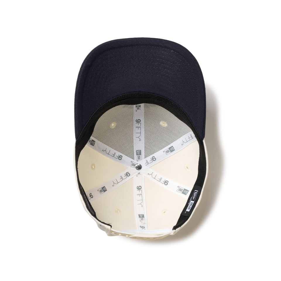 キッズ Youth 9FIFTY ストレッチスナップ ニューヨーク・ヤンキース クロームホワイト/ネイビー - 14671546-YTH | NEW ERA ニューエラ公式オンラインストア