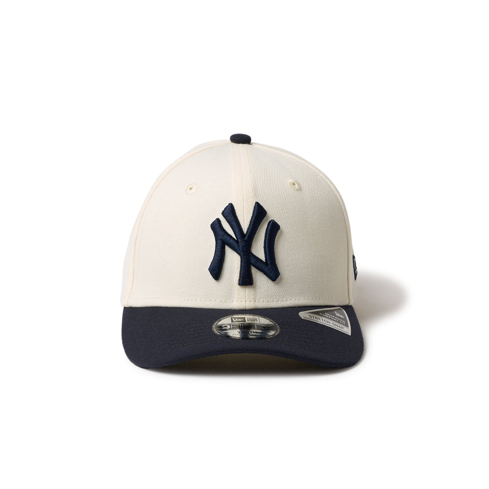 キッズ Youth 9FIFTY ストレッチスナップ ニューヨーク・ヤンキース クロームホワイト/ネイビー - 14671546-YTH | NEW ERA ニューエラ公式オンラインストア