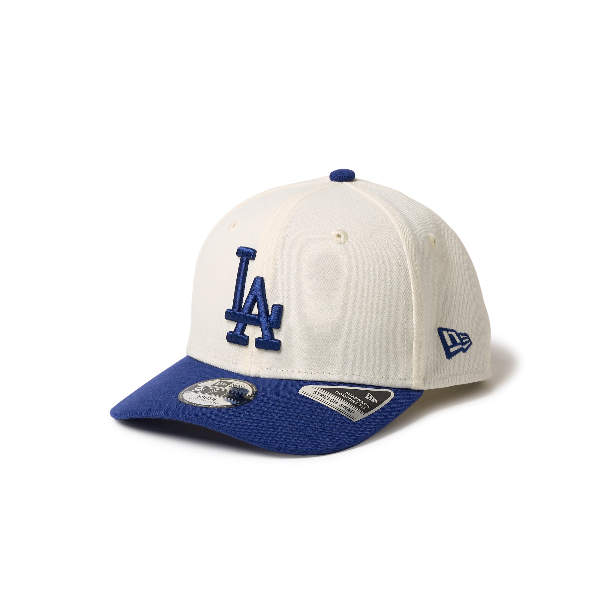 ニューエラ NEW ERA ベスト ホワイト Lサイズ キッズ Youth 9FIFTY ストレッチスナップ ロサンゼルス・ドジャース