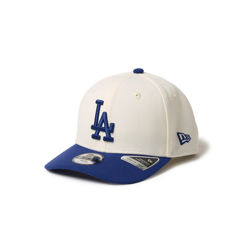 キッズ Youth 9FIFTY ストレッチスナップ ロサンゼルス・ドジャース クロームホワイト/ダークロイヤル - 14671547-YTH | NEW ERA ニューエラ公式オンラインストア