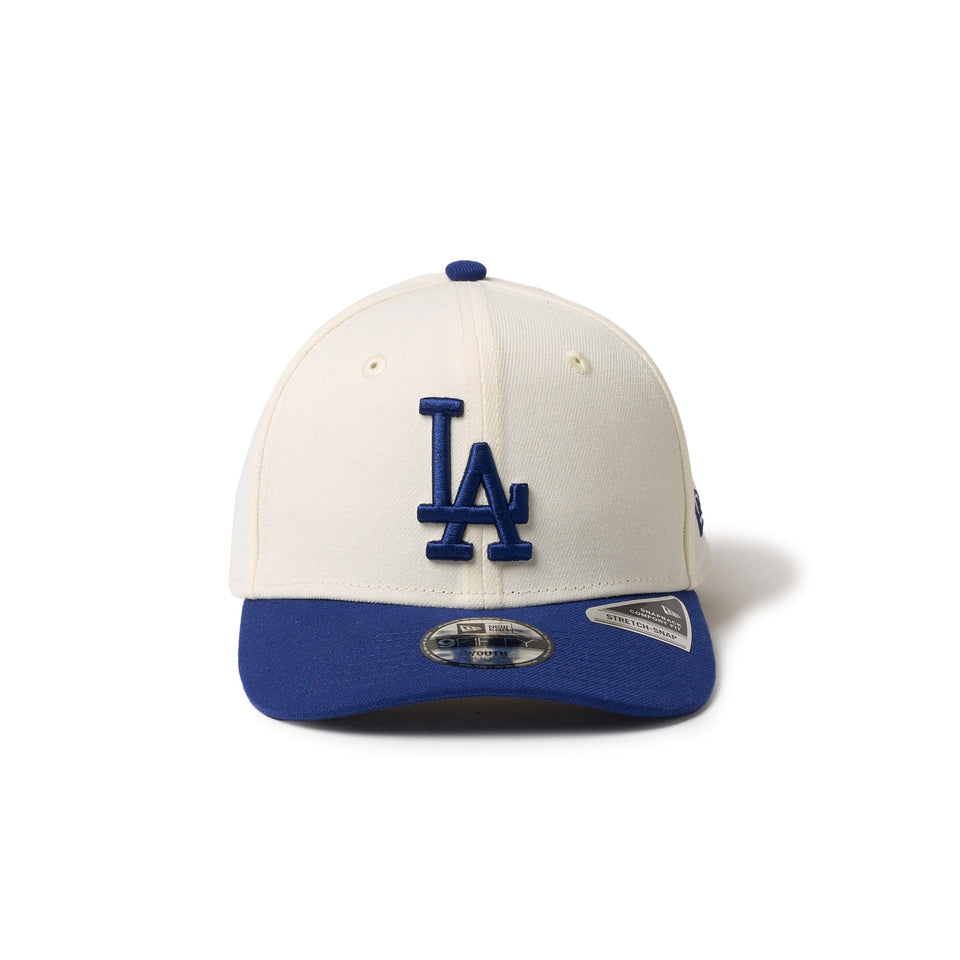 キッズ Youth 9FIFTY ストレッチスナップ ロサンゼルス・ドジャース クロームホワイト/ダークロイヤル - 14671547-YTH | NEW ERA ニューエラ公式オンラインストア