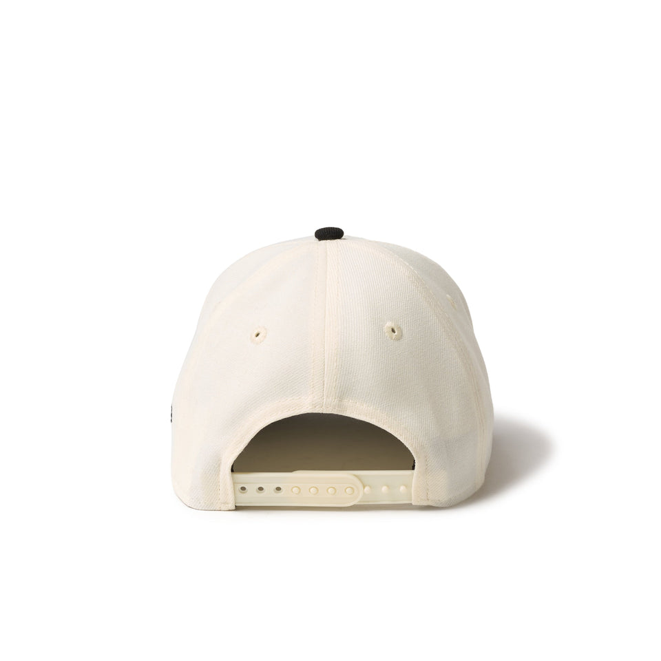 キッズ Youth 9FIFTY ストレッチスナップ ボックスロゴ クロームホワイト/ブラック - 14671548-YTH | NEW ERA ニューエラ公式オンラインストア