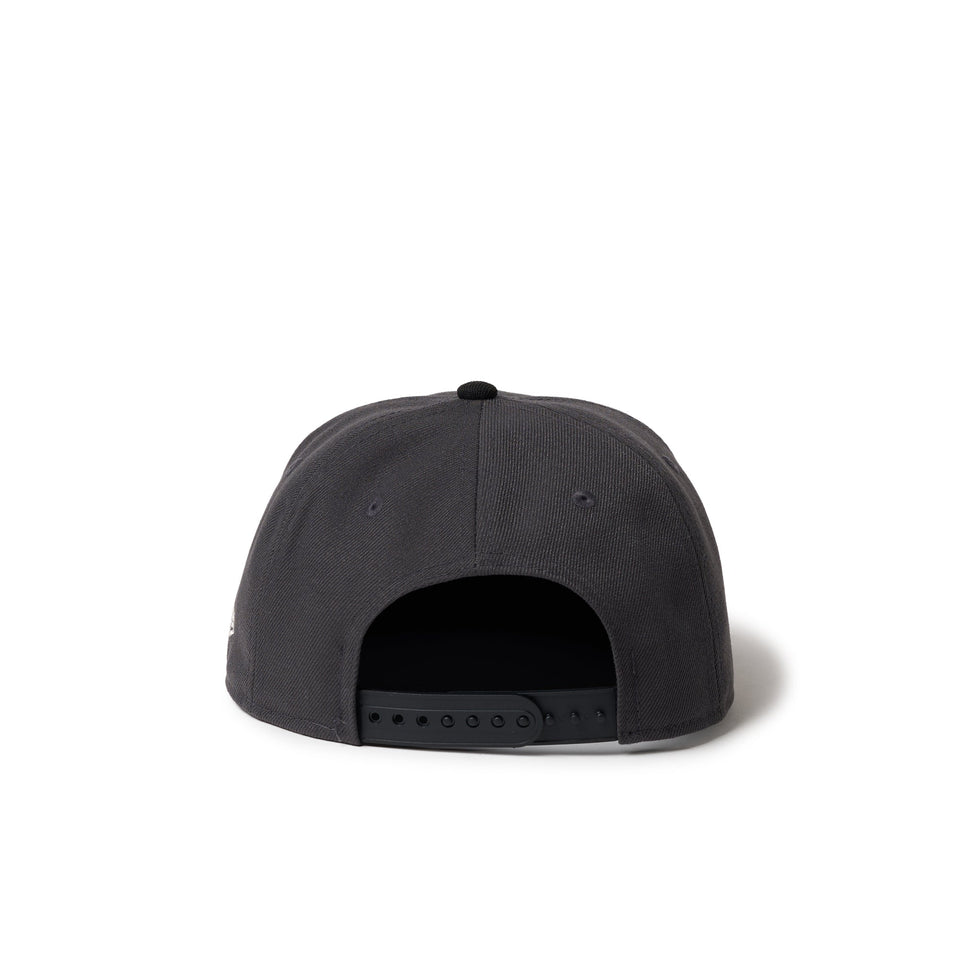 キッズ Youth 9FIFTY 2 - Tone クラシックロゴ グラファイト ブラックバイザー - 14671581 - YTH | NEW ERA ニューエラ公式オンラインストア