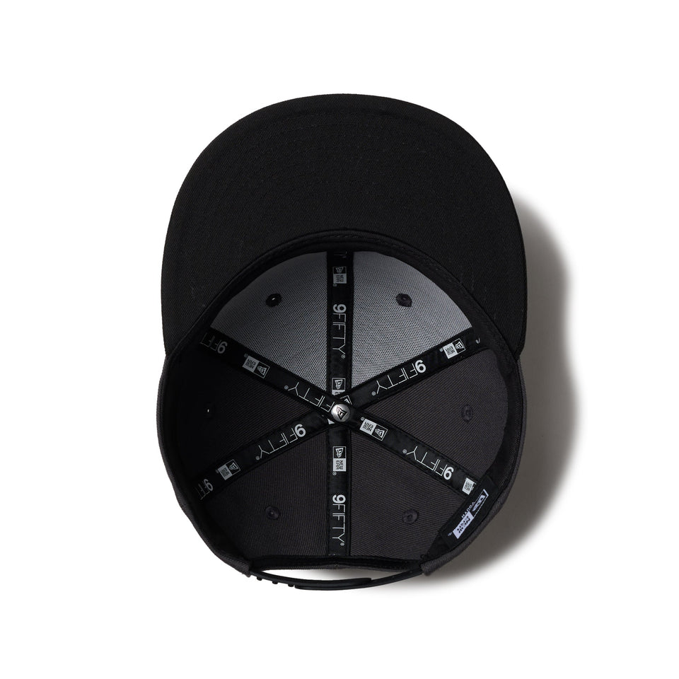 キッズ Youth 9FIFTY 2 - Tone クラシックロゴ グラファイト ブラックバイザー - 14671581 - YTH | NEW ERA ニューエラ公式オンラインストア