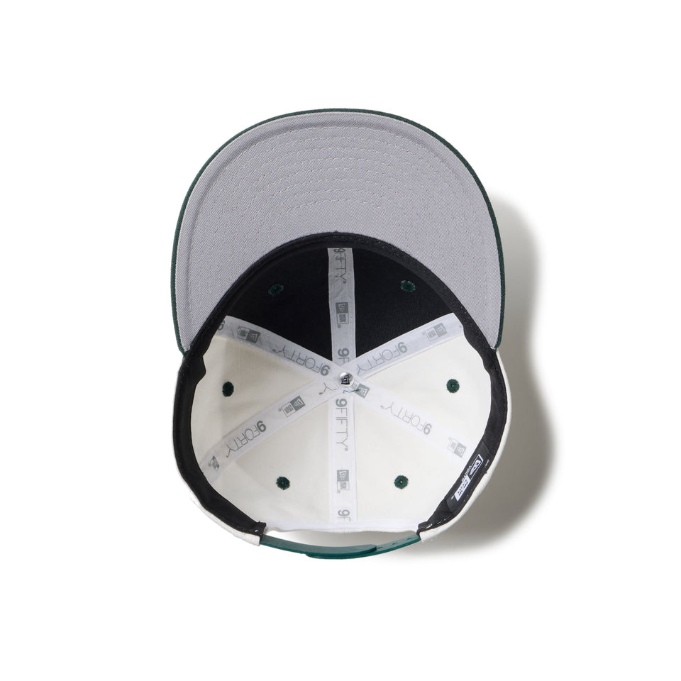 Youth 9FIFTY 2 - Tone Duck Canvas アイボリー ダークグリーンバイザー - 14325165 - YTH | NEW ERA ニューエラ公式オンラインストア