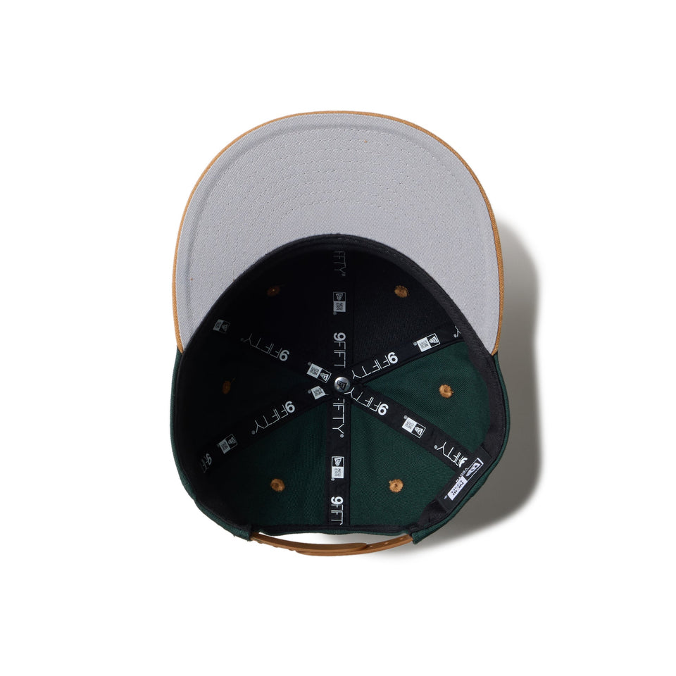 Youth 9FIFTY 2 - Tone Duck Canvas ダークグリーン ライトブロンズバイザー - 14325166 - YTH | NEW ERA ニューエラ公式オンラインストア