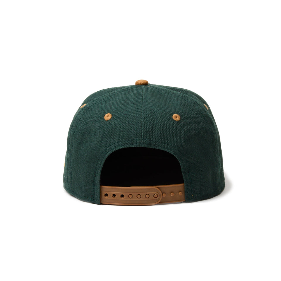 Youth 9FIFTY 2 - Tone Duck Canvas ダークグリーン ライトブロンズバイザー - 14325166 - YTH | NEW ERA ニューエラ公式オンラインストア