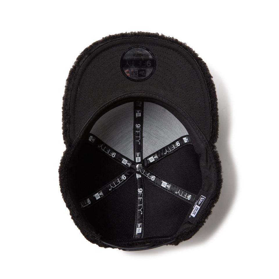 キッズ Youth 9FIFTY Boa Fleece ボアフリース ベーシック ブラック - 14671577-YTH | NEW ERA ニューエラ公式オンラインストア