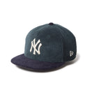 キッズ Youth 9FIFTY Corduroy コーデュロイ ニューヨーク・ヤンキース ブルーグリーン/ネイビー - 14671567 - YTH | NEW ERA ニューエラ公式オンラインストア