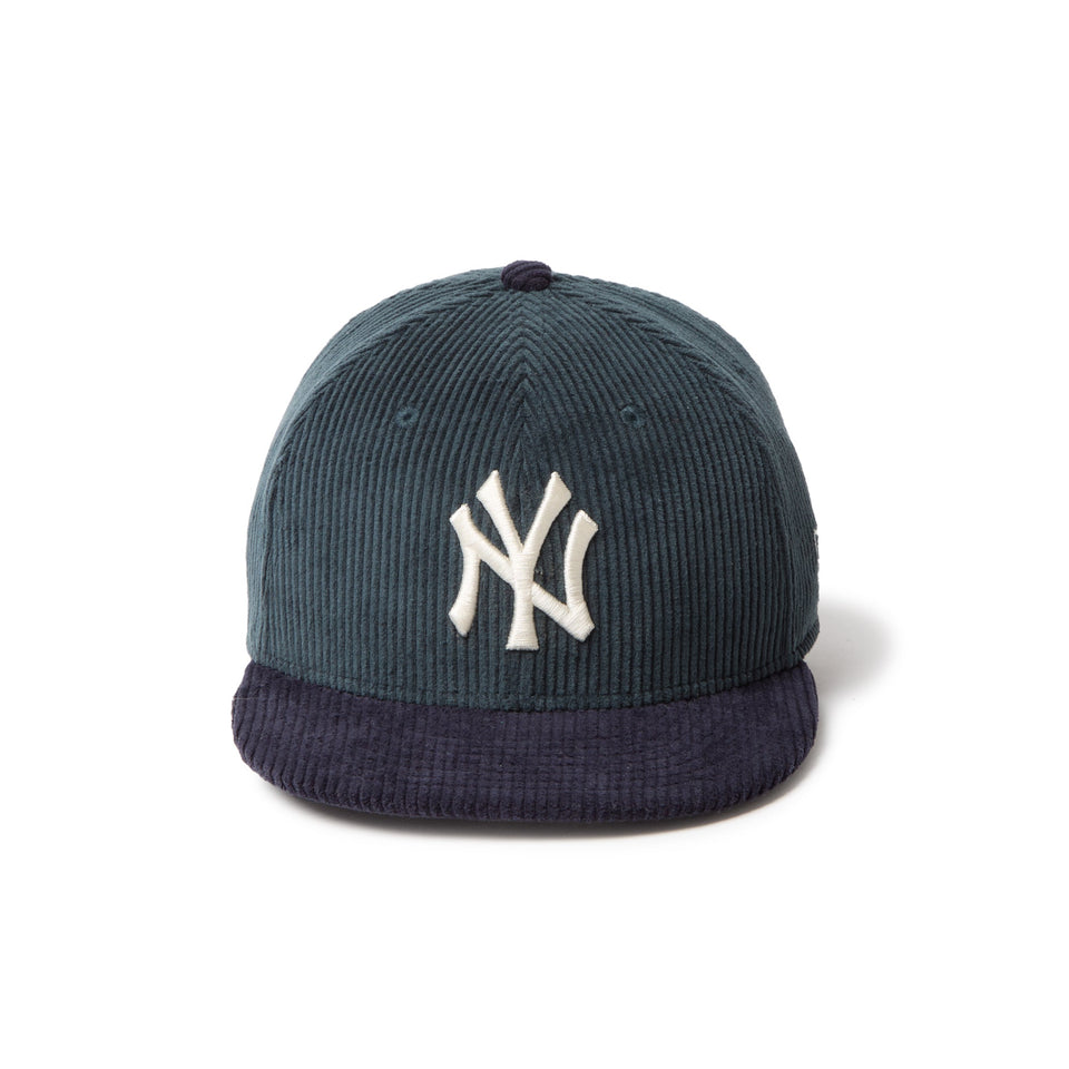 キッズ Youth 9FIFTY Corduroy コーデュロイ ニューヨーク・ヤンキース ブルーグリーン/ネイビー - 14671567 - YTH | NEW ERA ニューエラ公式オンラインストア