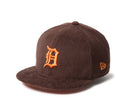 キッズ Youth 9FIFTY Corduroy コーデュロイ デトロイト・タイガース ダークブラウン - 14671569 - YTH | NEW ERA ニューエラ公式オンラインストア