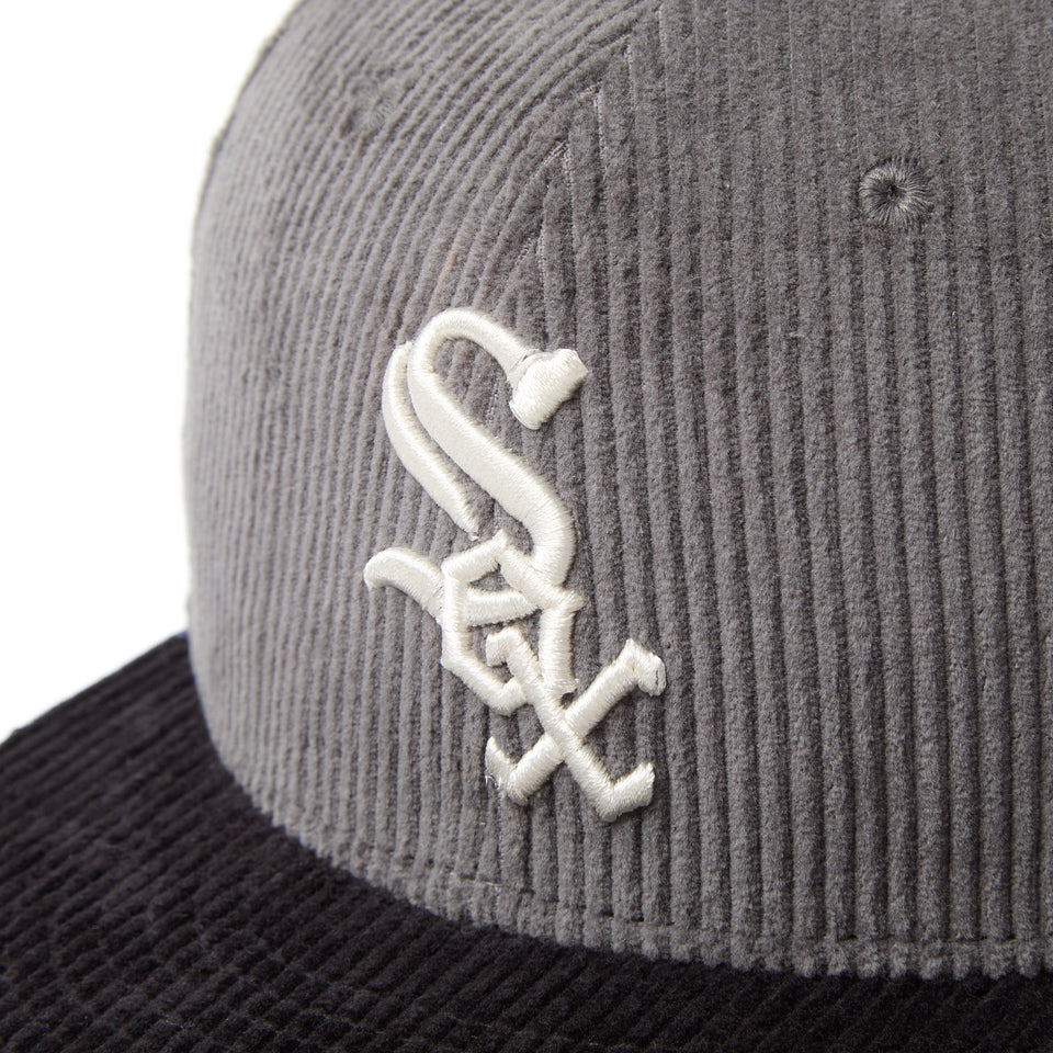 キッズ Youth 9FIFTY Corduroy コーデュロイ シカゴ・ホワイトソックス グレー/ブラック - 14671570 - YTH | NEW ERA ニューエラ公式オンラインストア