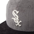 キッズ Youth 9FIFTY Corduroy コーデュロイ シカゴ・ホワイトソックス グレー/ブラック - 14671570 - YTH | NEW ERA ニューエラ公式オンラインストア