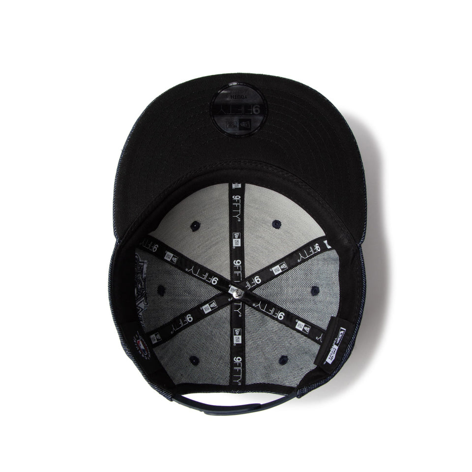 Youth 9FIFTY Denim ニューヨーク・ヤンキース ワールドシリーズサイドパッチ インディゴデニム - 14392005 - YTH | NEW ERA ニューエラ公式オンラインストア