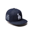 Youth 9FIFTY Denim ロサンゼルス・ドジャース ワールドシリーズサイドパッチ インディゴデニム - 14392006 - YTH | NEW ERA ニューエラ公式オンラインストア