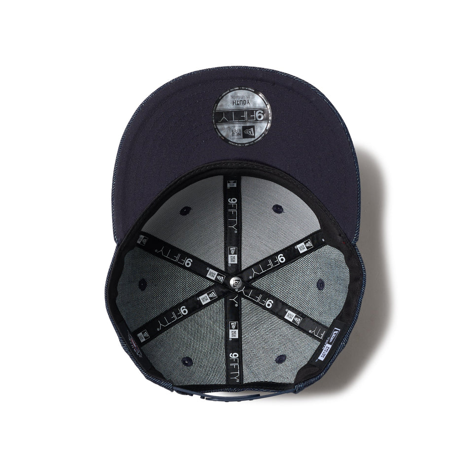 キッズ Youth 9FIFTY Denim ニューヨーク・ヤンキース インディゴデニム - 14671563 - YTH | NEW ERA ニューエラ公式オンラインストア