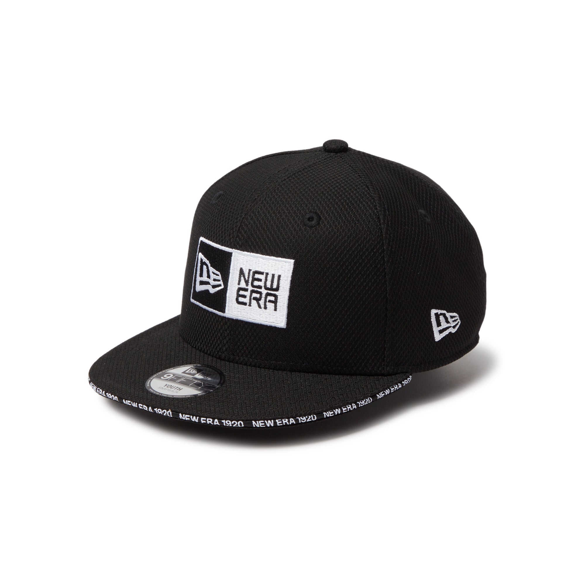 ニューエラ キャップ キッズ Youth 9FIFTY Diamond Era ボックスロゴ ブラック | ニューエラ